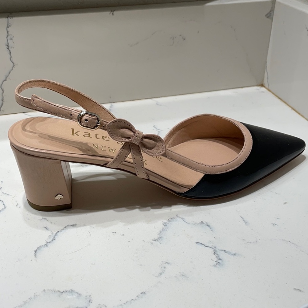 Adorable Chanel like Kate Spade  block heels
